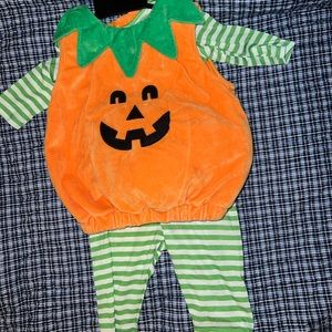 Infant pumpkin Halloween costume